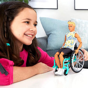 Ken Doll #167 with Wheelchair and Ramp