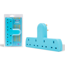 Load image into Gallery viewer, Status 4 Way Cable Free Socket Adapter 1 Pack - Light Blue