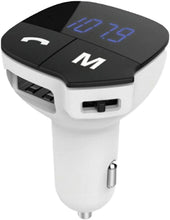 Load image into Gallery viewer, Aquarius Bluetooth Car Adapter FM Transmitter Hands-free Calling,Car Kit - White