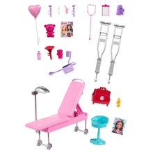 Load image into Gallery viewer, Barbie® Careers Care Clinic Ambulance with Accessories, Role Model, Light &amp; Sound