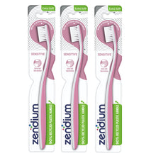 Load image into Gallery viewer, 3pk of Zendium Gentle &amp; Effective Clean Extra Soft Bristles Toothbrush