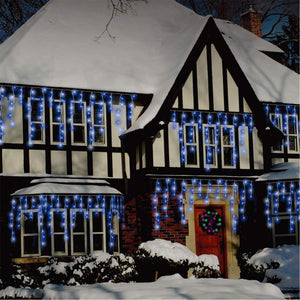 Christmas 480 LED Snowing LED Icicle Outdoor Chaser Lights