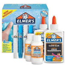 Load image into Gallery viewer, Elmer's Slime Kit Glue Frosty with 8 Pc Clear Glitter GluePens &amp; MagicalLiquid
