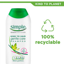 Load image into Gallery viewer, 200ml Simple Kind to Hair GentleCleansing Shampoo &amp; Conditioner DuoWithVitaminB5