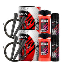 Load image into Gallery viewer, Lynx Recharge Duo &amp; Skipping Rope Gift Set for Him Includes Deo &amp; Bodywash