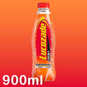 12 Pack of 900ml Lucozade Original Energy Drink Powered By Glucose