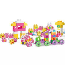 Load image into Gallery viewer, Happy Build 112 Piece Set In Pull-Along Carry Case with Numbers and Letters