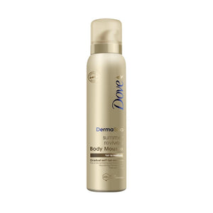 2pk of 150ml Dove Derma Spa Gradual Self-Tan Body Mousse Fair to Medium