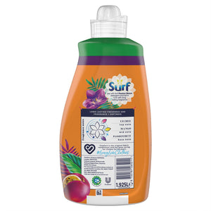 Surf Washing Liquid 24w & Comfort Fabric Conditioner 55w  Passion Bloom  Summer Fragrance Bundle