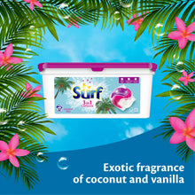 Load image into Gallery viewer, 96W(32Wx3)Surf Coconut Bliss LaundryCapsule &amp; 85WComfort Pure Fabric Conditioner