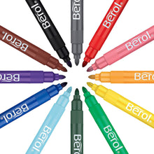 Load image into Gallery viewer, Berol Colouring Pens Felt Tip Assorted  Colours Broad Point 1.2mm Pack of 288
