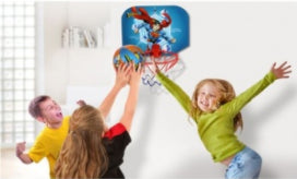 PMS DC Comics Superman Children's Basketball Hoop & Ball Set