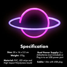 Load image into Gallery viewer, Planet Neon Light
