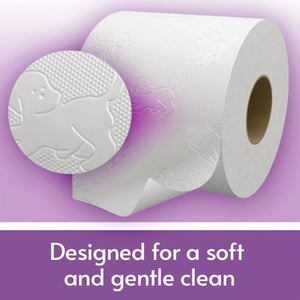 Andrex Toilet Roll Skin Kind, Gentle Clean, Classic or Supreme Quilts, 96 Rolls