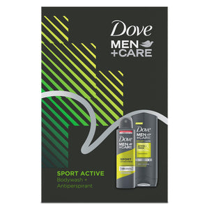 Dove Men Care Sport Active Fresh Bodywash & Deodorant 2pcs Gift Set For Men
