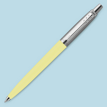 Load image into Gallery viewer, Parker Ballpoint Pen Blue Yellow Pink 50s Finishes Medium Point Blue Ink 3Pack