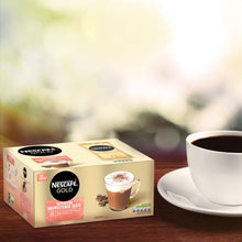 Load image into Gallery viewer, Nescafe Gold Instant Coffee Sachets 50 Unsweetened Cappuccino Low Sugar, 3 Pack