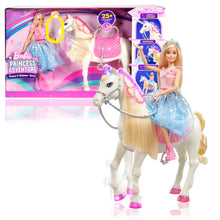 Load image into Gallery viewer, Barbie® Princess Adventure™ Prance &amp; Shimmer™ Horse &amp; Prince (Ken)