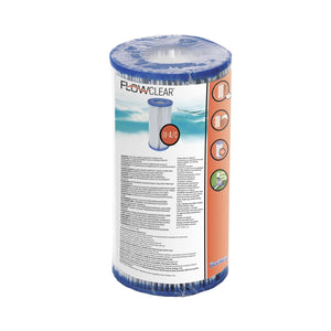 Bestway Type I, II, III or IV Flowclear Swimming Pool Filter Cartridge