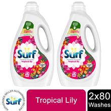 Load image into Gallery viewer, 2x of 80W Surf Tropical Oasis Biological Liquid Detergent, 2.16L,Total 160Washes