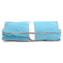 Load image into Gallery viewer, Large Zipped Handles Non-Woven Space Saving Storage Bag Blue