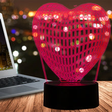 Load image into Gallery viewer, Aquarius 3D Colour Changing Hologram LED Night Light and Desk Lamp