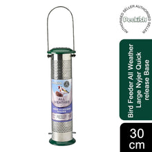 Load image into Gallery viewer, Peckish Bird Feeder All Weather Large Nyjer Quick release Base 30cm