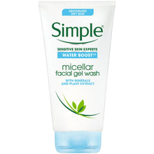 Load image into Gallery viewer, Simple Water Boost Bundle of Hydrating Sheet Mask, Micellar Water &amp; Night Cream