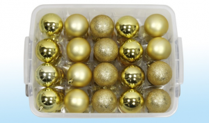 Christmas 70 Baubles Boxed in Storage box