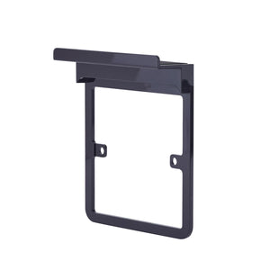 Schneider Electric Lisse Screwless Socket Surround + Holder GGBLSHF1GBS Black
