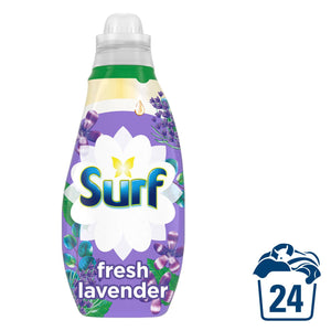 8x 24W Surf Long Lasting Fragrance Liquid Detergent 648ml, Total 192W