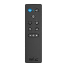 Load image into Gallery viewer, The Wiimote lets you have quick and easy control of your WiZ lights. Set the lights to turn on/off, adjust brightness, change to the night light, and choose from four favorite light modes just by pressing a button. Works with all WiZ Connected products an