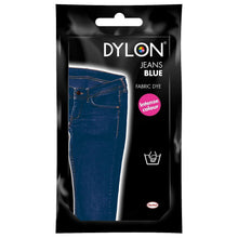 Load image into Gallery viewer, DYLON Hand Fabric Dye Sachet, Jeans Blue, 4 Packs of 50g
