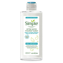 Load image into Gallery viewer, 2x of 400ml Simple Daily Skin Detox Micellar Water for Oily, Blemish-Prone Skin