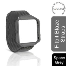 Load image into Gallery viewer, Fitbit Blaze Metal Mesh Straps with Frame, Gold/Rose Gold/Silver/Space Grey.