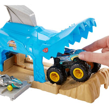 Load image into Gallery viewer, Hot Wheels Monster Trucks Pit and Launch Play Set Asst