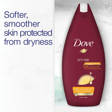 Load image into Gallery viewer, 3 Pack Dove Pro Age/Silk Glow/Shea Butter/Deeply Nourishing Body Wash, 450ml