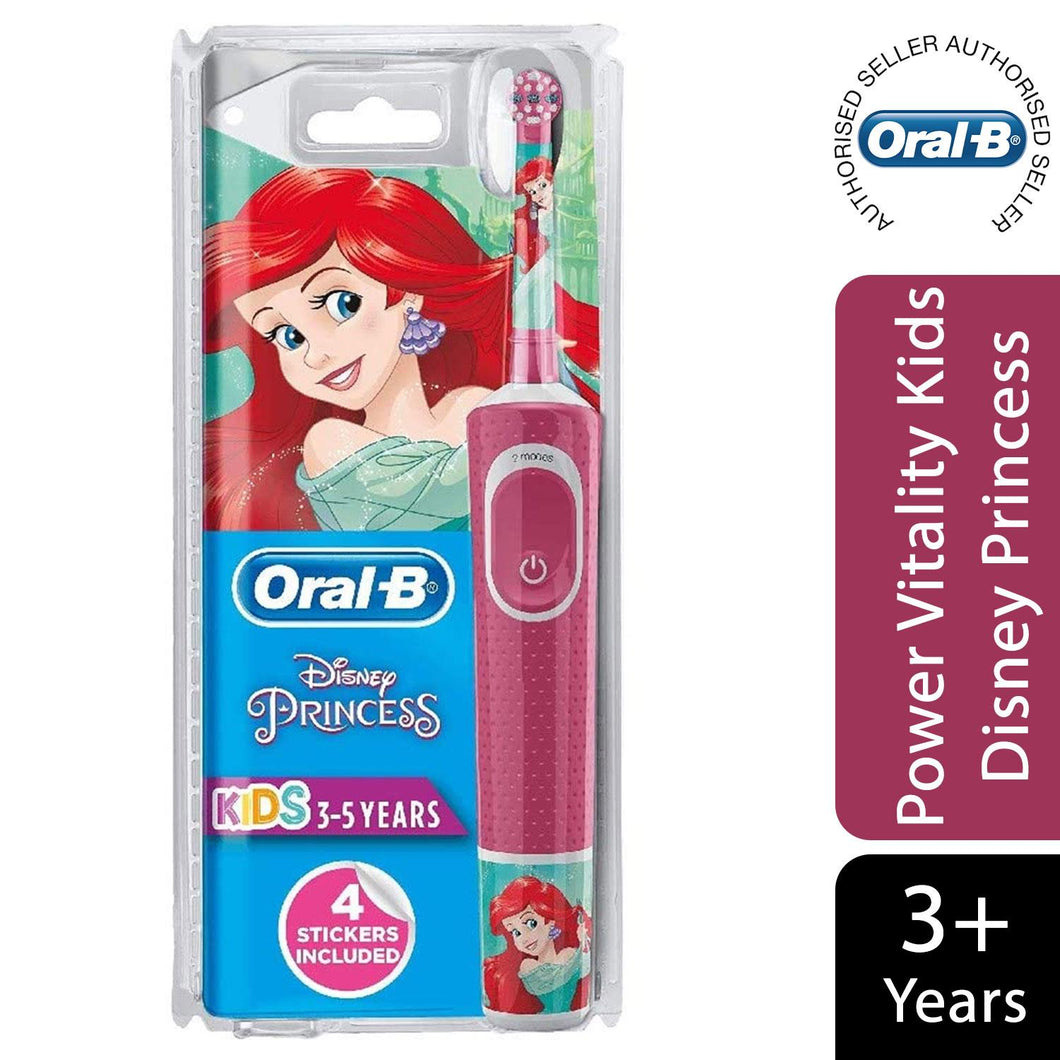 Oral-B Power Kids Electric Rechargeable Toothbrush Featuring Disney Princesses