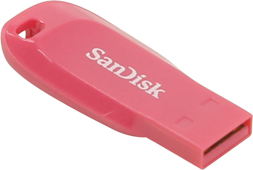 SanDisk Cruzer Blade 64 GB USB 2.0 Flash Drive - Electric Pink