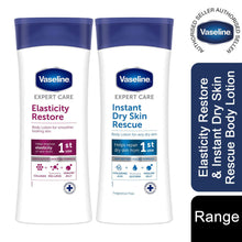 Load image into Gallery viewer, 6x400ml Vaseline ExpertCare Instant DrySkin Rescue or Elasticity Restore Lotion