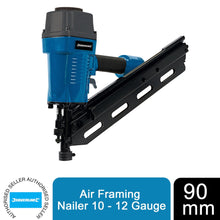 Load image into Gallery viewer, Silverline 282400 Air Framing Nailer 90mm 10 - 12 Gauge