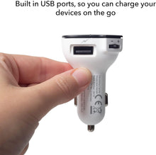 Load image into Gallery viewer, Aquarius Bluetooth Car Adapter FM Transmitter Hands-free Calling,Car Kit - White