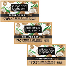 Load image into Gallery viewer, 3x or 6x Each Alberto Balsam Fruity Shampoo Bar With ArganOil &amp; Plastic Free,75g