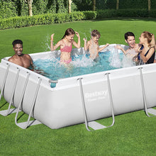 Load image into Gallery viewer, Bestway PowerSteel 9’3″x6’5″x33″ Rectangular Pool with Filter Pump &amp; RepairPatch