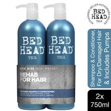 Load image into Gallery viewer, Tigi Bed Head Shampoo and Conditioner Sets + 2 pumps