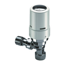 Load image into Gallery viewer, Danfoss RAS-D2 TRV Combi Sensor Set White Sensor Chrome Angled, 10/15 mm