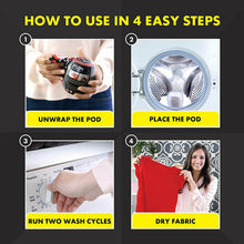 Load image into Gallery viewer, DYLON Washing Machine Fabric Dye Pod, Intense Black, 2 Packs of 350g