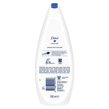 Load image into Gallery viewer, 3pk of 720ml Dove Indulging Cream Caring Bath with 1/4 Moisturising Cream