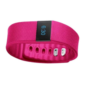 Tw64s Bas-Tek Pulse Activity Fitness Tracker Watch With Heart Rate Monitor Pink