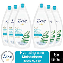Load image into Gallery viewer, Dove Hydrating Care, Purifying Detox &amp; Renewing Glow Body Wash 450ml, 3pk or 6pk